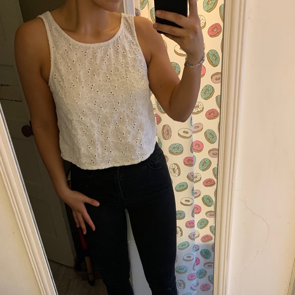 Brandy Melville white tank top